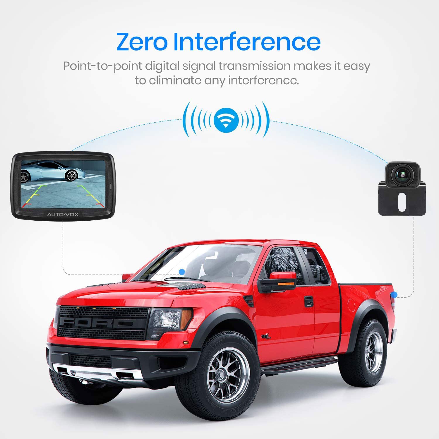 AUTO-VOX CS-2 Wireless Backup Camera Kit - immagine 2