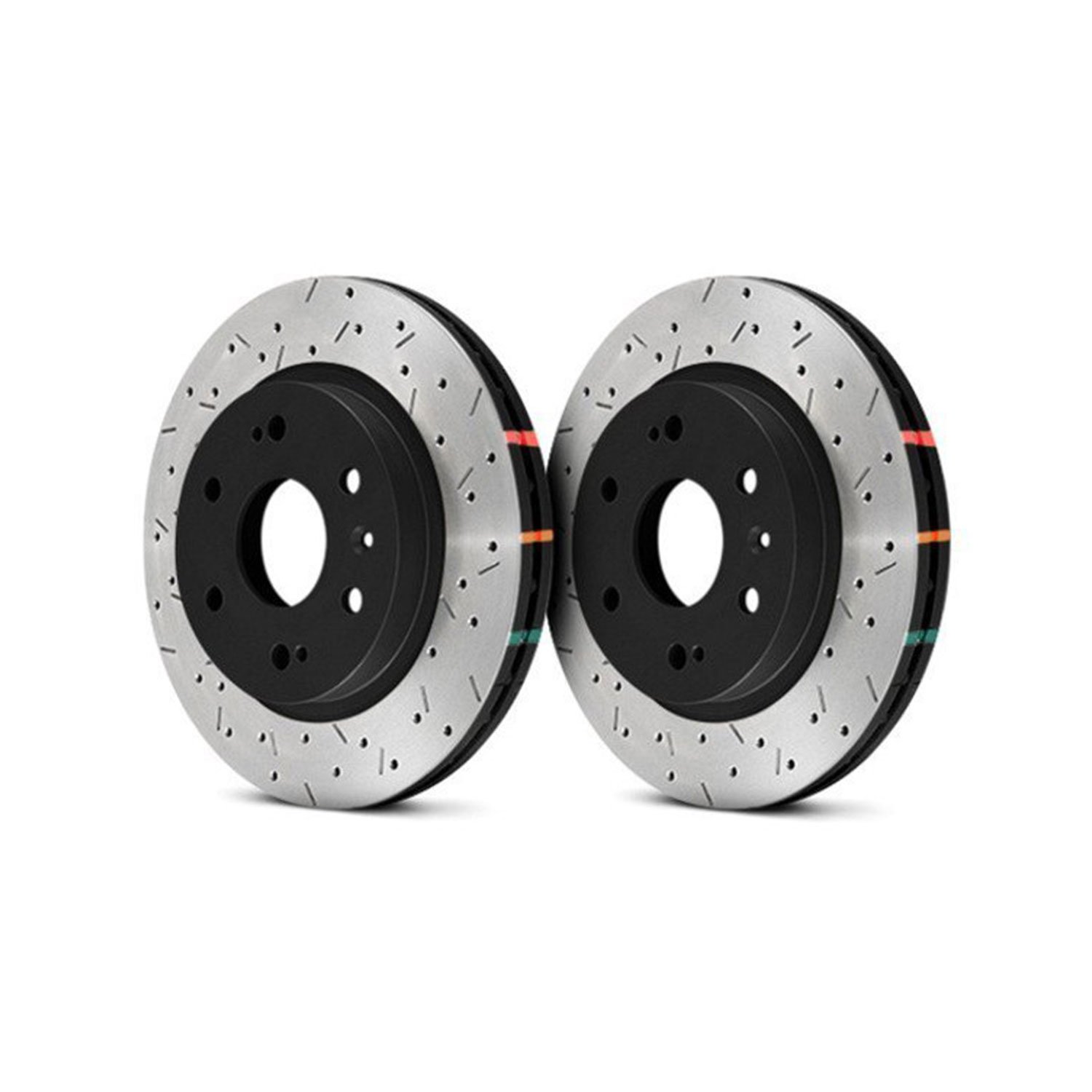 4000XS Drilled and Slotted Brake Rotor more details on - immagine 2